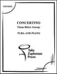Concertino for Tuba and Piano Tuba and Piano P.O.D. cover